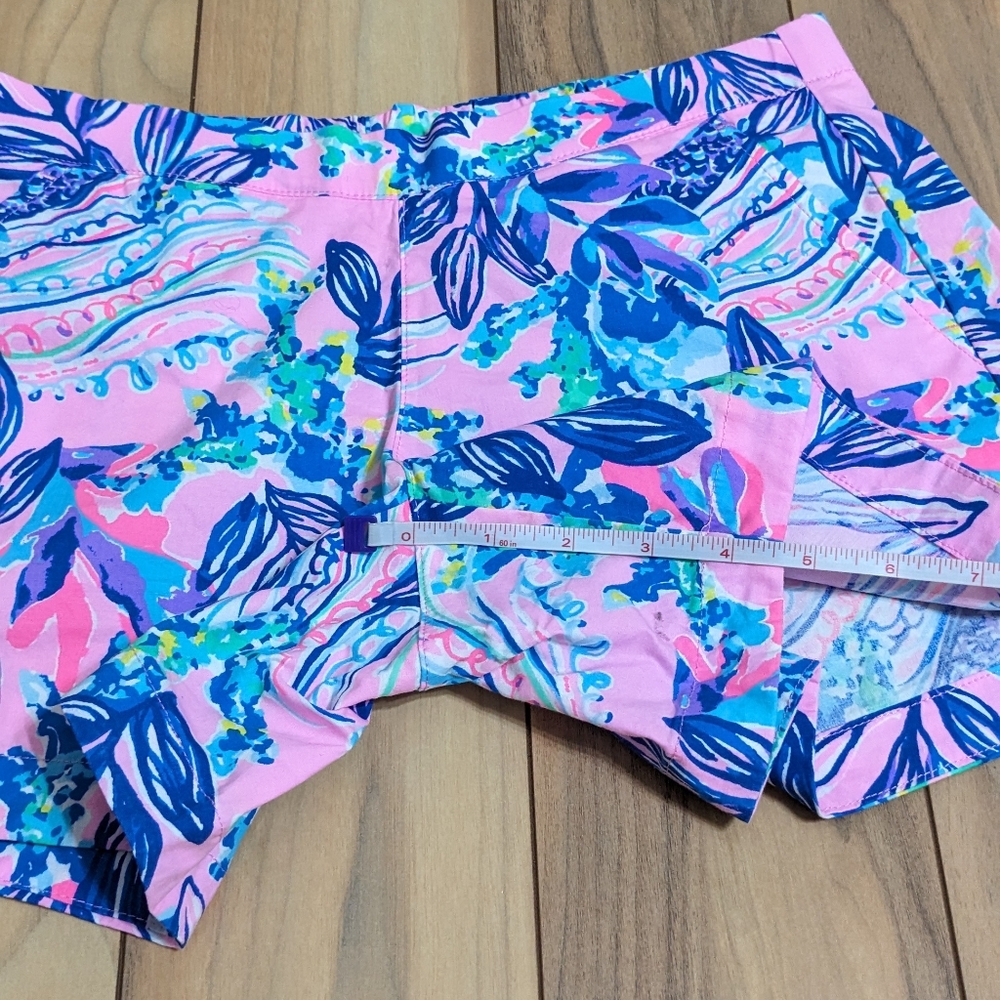 EUC! Lilly Pulitzer Ocean View Shorts Lilac Rose Just A Lil Jelly Size XS - Picture 9 of 12